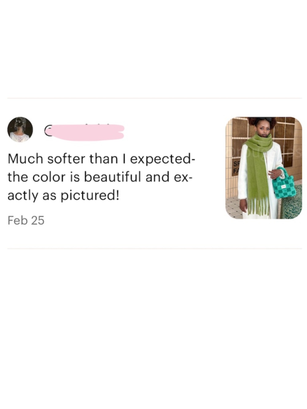 Lavender Purple Wide Shawl Scarf With Tassels Fuzzy Knit - Picture 9 of 9